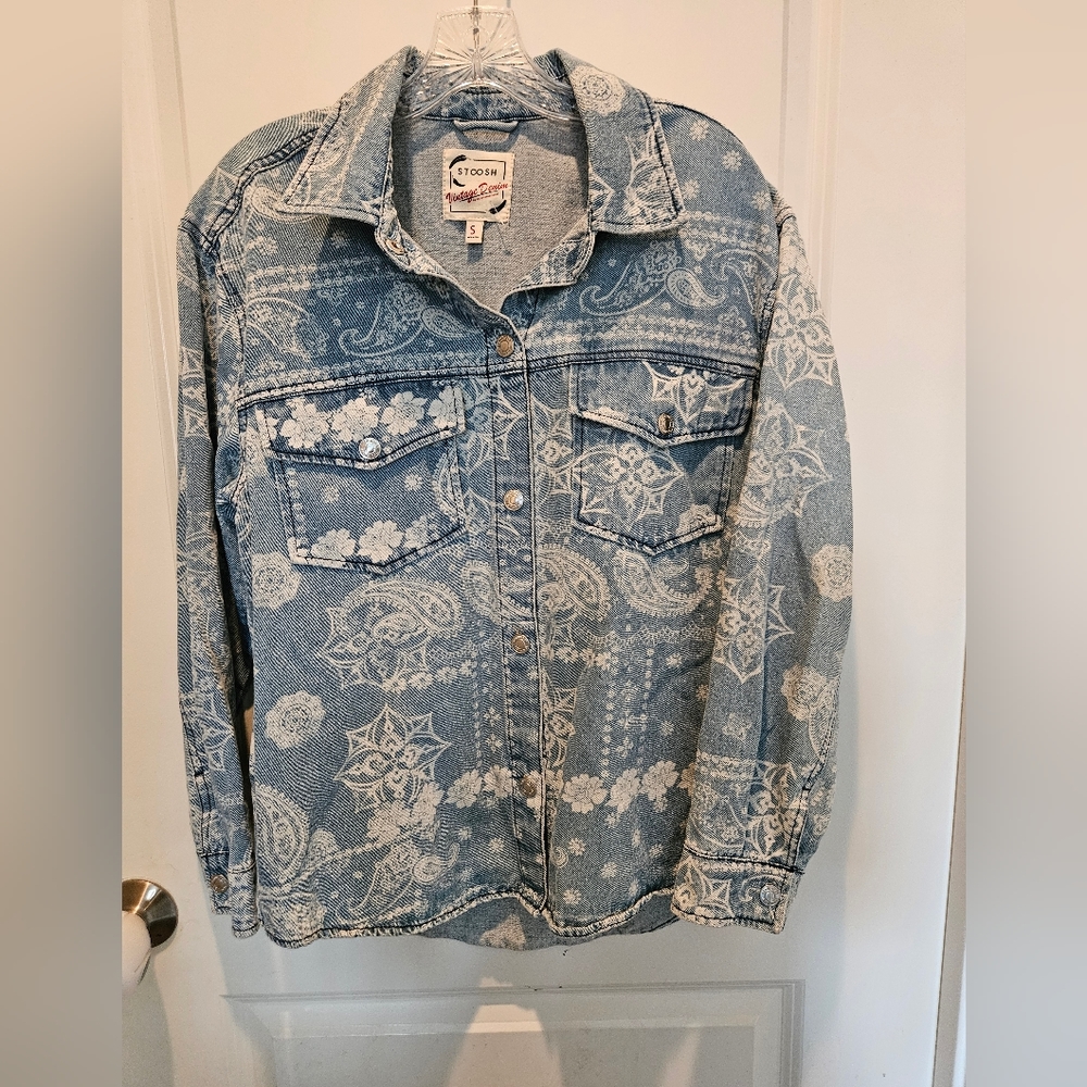 Stoosh paisley print shacket